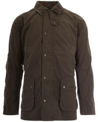 Barbour - Solid Shirt Collar Jacket - Lyst