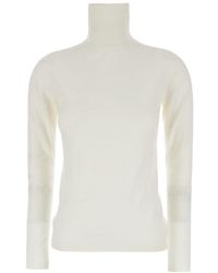 Max Mara - Solid Turtle Neck Sweater - Lyst