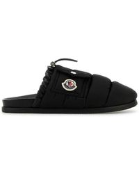 Moncler - Fabric Mon Pocket Slippers - Lyst
