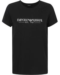 Emporio Armani - Cotton T-Shirts And Polos - Lyst