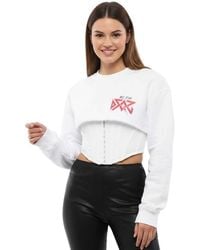 DSquared² - Graphic Crew Neck Sweatshirt - Lyst