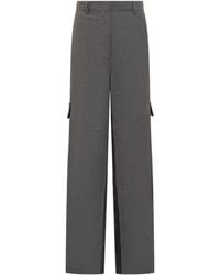 Stella McCartney - Relaxed Flat Front Pants - Lyst