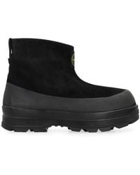 Stone Island - Solid Ankle Boots - Lyst