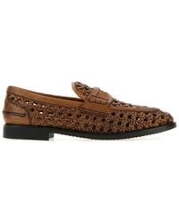 Miu Miu - Leather Loafers - Lyst
