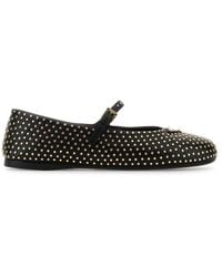 Prada - Nappa Leather Ballerinas - Lyst