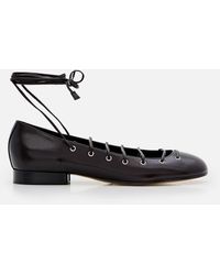 DURAZZI MILANO - Leather Ballet Flats - Lyst