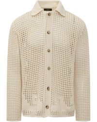Alanui - Relaxed Knitted Shirt - Lyst