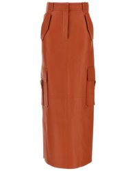 Zimmermann - Illustration Leather Cargo Maxi Skirt - Lyst