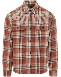 Palm Angels - Regular Check Shirt - Lyst