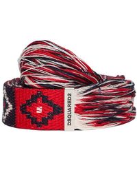 DSquared² - Printed Tie Belt - Lyst