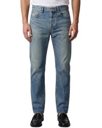 Saint Laurent - Tapered Mid Rise Jeans - Lyst