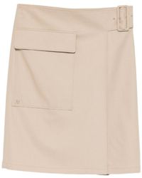 Courreges - Solid Knee Length Skirt - Lyst