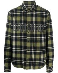 DSquared² - Plaid-Print Check Shirt - Lyst