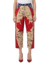 DSquared² - Straight High Rise Jeans - Lyst