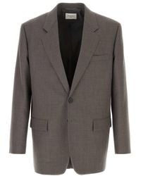 Saint Laurent - Wool Blazer Jacket - Lyst