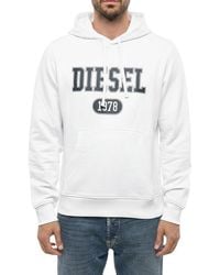DIESEL - Logo Regular Hoodie - Lyst