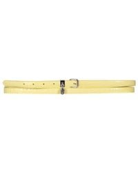 McQueen - Textured Buckle Belt - Lyst