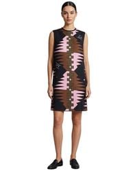 PUCCI - Round Neck Mini Dress - Lyst