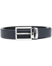 Emporio Armani - Solid Reversible Belt Set - Lyst