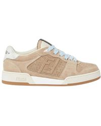 Fendi - Perforated Logo Sneakers - Lyst