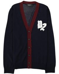 DSquared² - V Neck Cardigan - Lyst