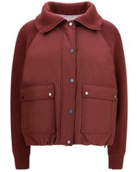 Brunello Cucinelli - Solid Shirt Collar Jacket - Lyst