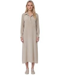 Max Mara - Shirt Collar Midi Dress - Lyst