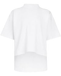 Alaïa - Alaia Boxy Cotton T-Shirt - Lyst