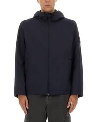 Stone Island - Solid Hood Jacket - Lyst