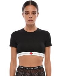 DSquared² - Logo Crew Neck Top - Lyst