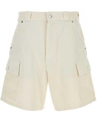 Prada - Denim Bermuda Shorts - Lyst