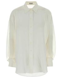 Brunello Cucinelli - Loose Solid Shirt - Lyst