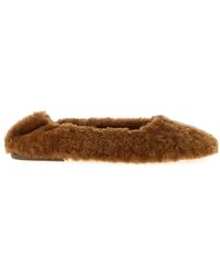 Dries Van Noten - Fur Ballet Flat - Lyst