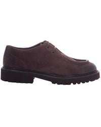 Doucal's - Solid Lace Up Shoes - Lyst