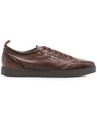 Santoni - Logo Classic Sneakers - Lyst