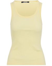 Jacquemus - Solid Scoop Neck Top - Lyst