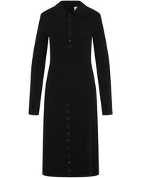 Courreges - Multi Buttons Midi Dress - Lyst