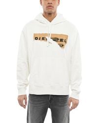 DIESEL - Relaxed Logo Hoodie - Lyst