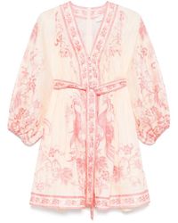 Zimmermann - Lucky Plunge Dress - Lyst
