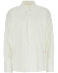 Alexander Wang - Logo-Applique Cotton Shirt - Lyst