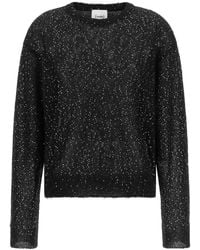 Nude - Embellished Crew Neck Sweater - Lyst