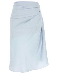 Givenchy - Pastel Silk Skirt - Lyst