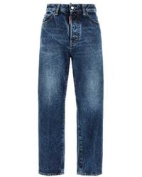 DSquared² - Straight High Rise Jeans - Lyst