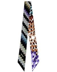 Missoni - Zigzag Print Bandana Scarf - Lyst