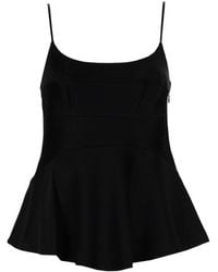 Theory - Solid Scoop Neck Top - Lyst