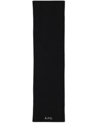 A.P.C. - Logo Solid Scarf - Lyst