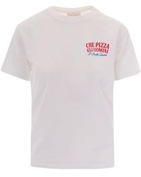 MC2 Saint Barth - Graphic Crew Neck T-Shirt - Lyst