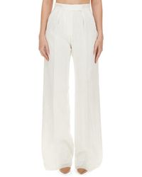 Max Mara - Straight Flat Front Pant - Lyst