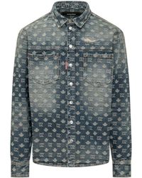 DSquared² - Regular Logo Overshirt - Lyst