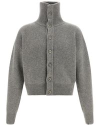 Extreme Cashmere - Turtle Neck Cardigan - Lyst
